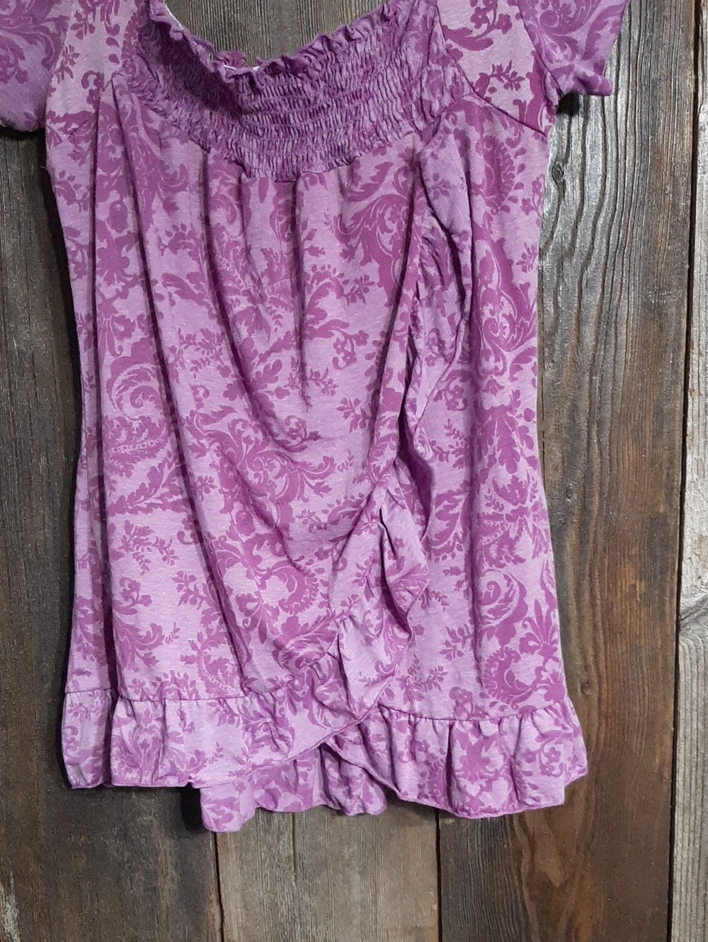 Daytrip Purple Floral-Print Top - Picture 2 of 5